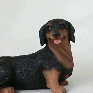 Dachshund Dog‎ Figure, Sitting dog, animal lover, dog lover,